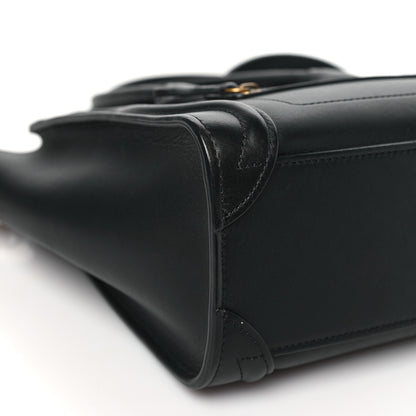 Celine Smooth Calfskin Nano Luggage Black 9 of 10