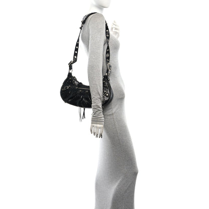Balenciaga Agneau Arena Small Le Cagole Shoulder Bag Black 2 of 11