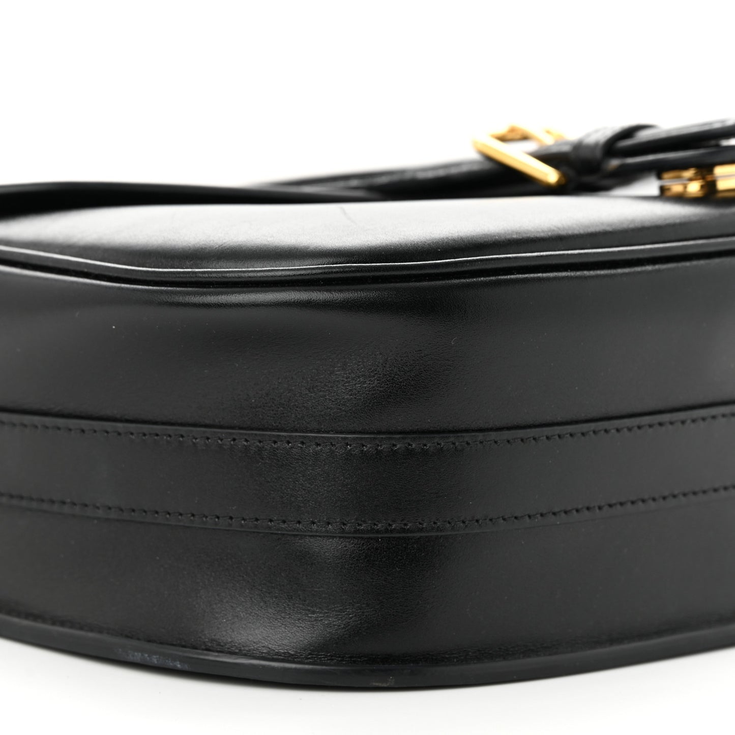 Box Calfskin Large Bobby Flap Black