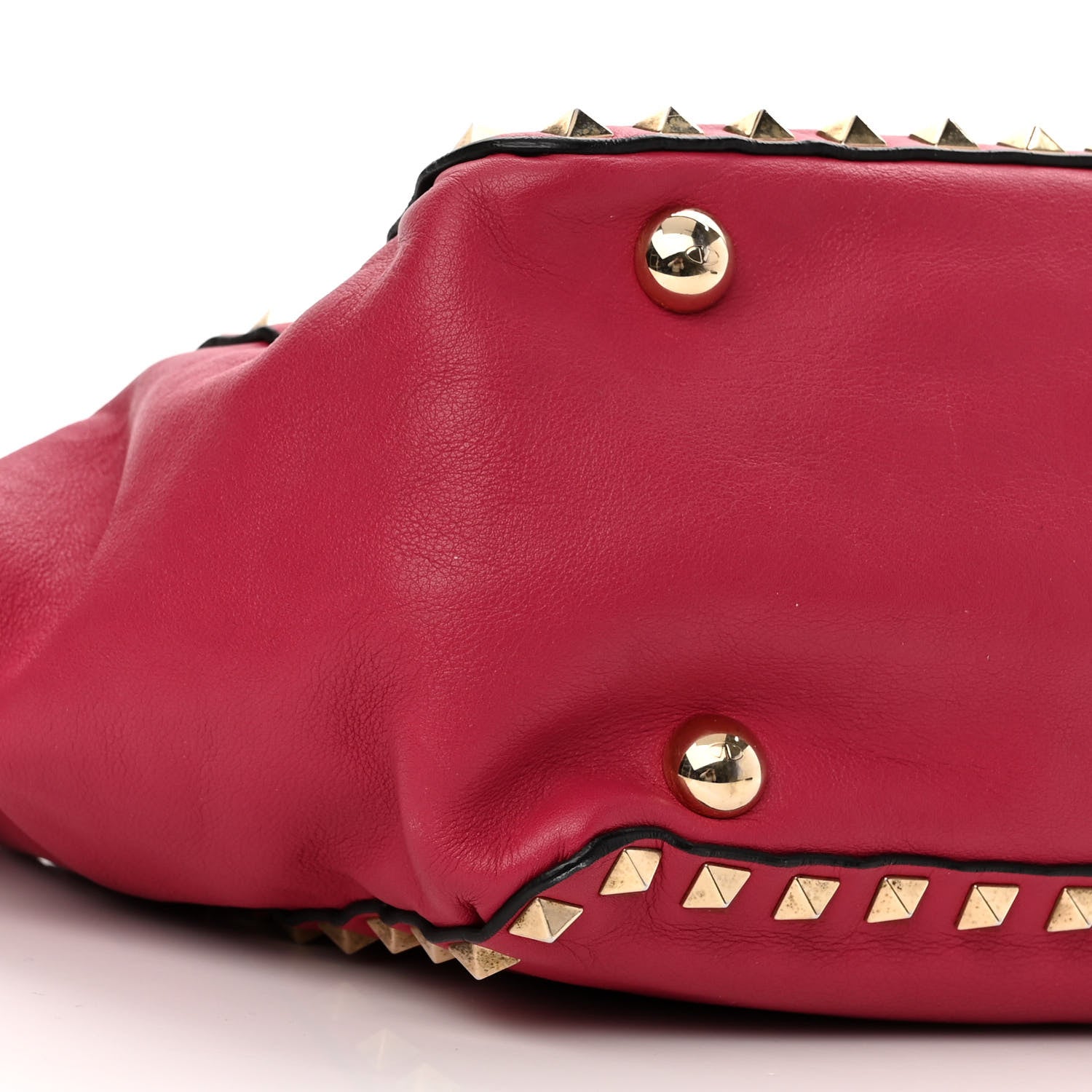 Valentino Garavani Vitello Small Rockstud Tote Fuchsia 8 of 10