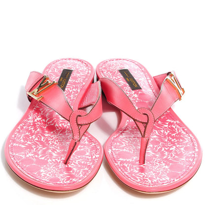 Louis Vuitton Tropical Knot Flat Thong Sandals Coral Size 37 2 of 6
