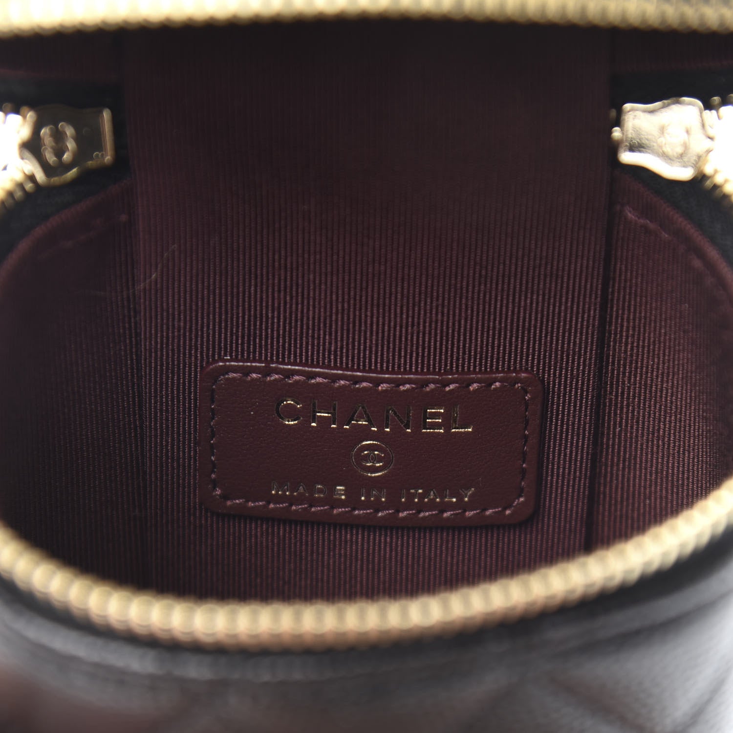 Chanel Caviar Quilted Phone Holder With Chain Black 6 of 11