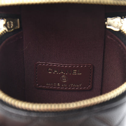 Chanel Caviar Quilted Phone Holder With Chain Black 6 of 11