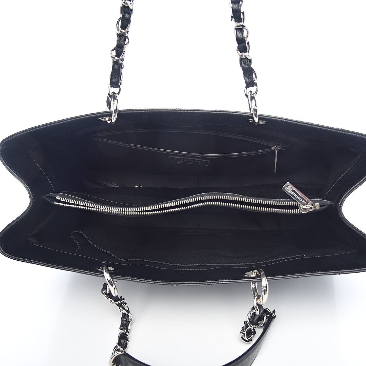Caviar Quilted XL Grand Shopping Tote GST Black