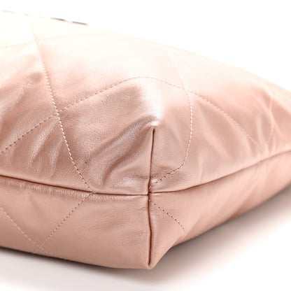 Chanel Metallic Calfskin Quilted Chanel 22 Pink 7 of 11
