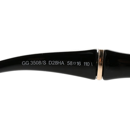 Gucci Bamboo Effect Sunglasses GG 3508S Black 6 of 8