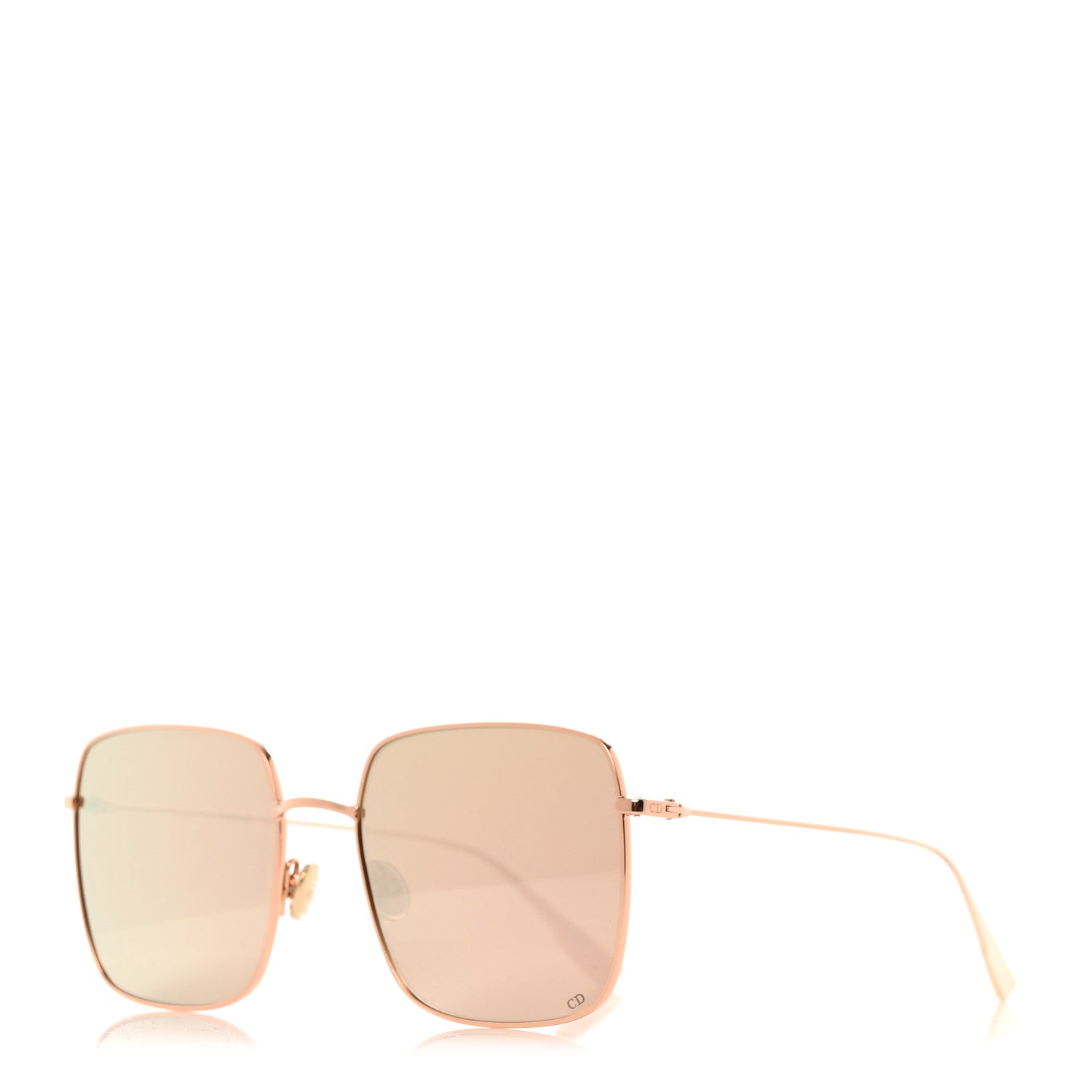 Christian Dior Metal Stellaire 1 Square Sunglasses Rose Gold 1 of 8