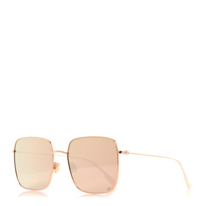 Christian Dior Metal Stellaire 1 Square Sunglasses Rose Gold 1 of 8