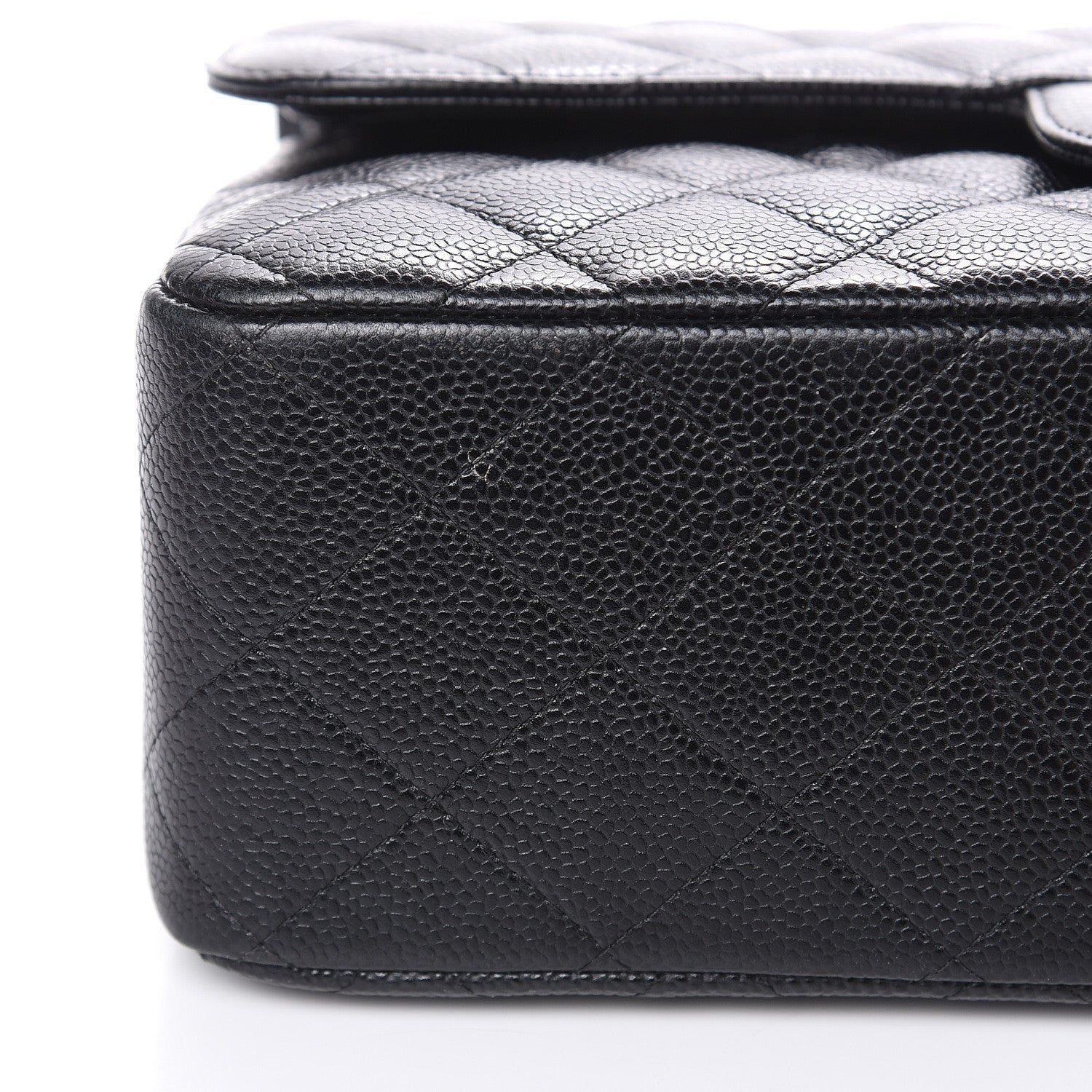 Chanel Caviar Quilted Jumbo Double Flap Black 12 of 14