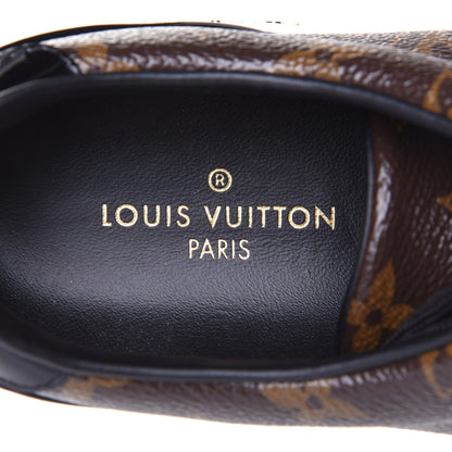 Louis Vuitton Patent Monogram Frontrow Sneakers 38 9 of 10