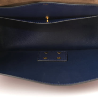 Fendi Vitello Grace Century Seville Canvas F is Fendi Kan U Shoulder Bag Rust Grezzo Blueberry 5 of 9