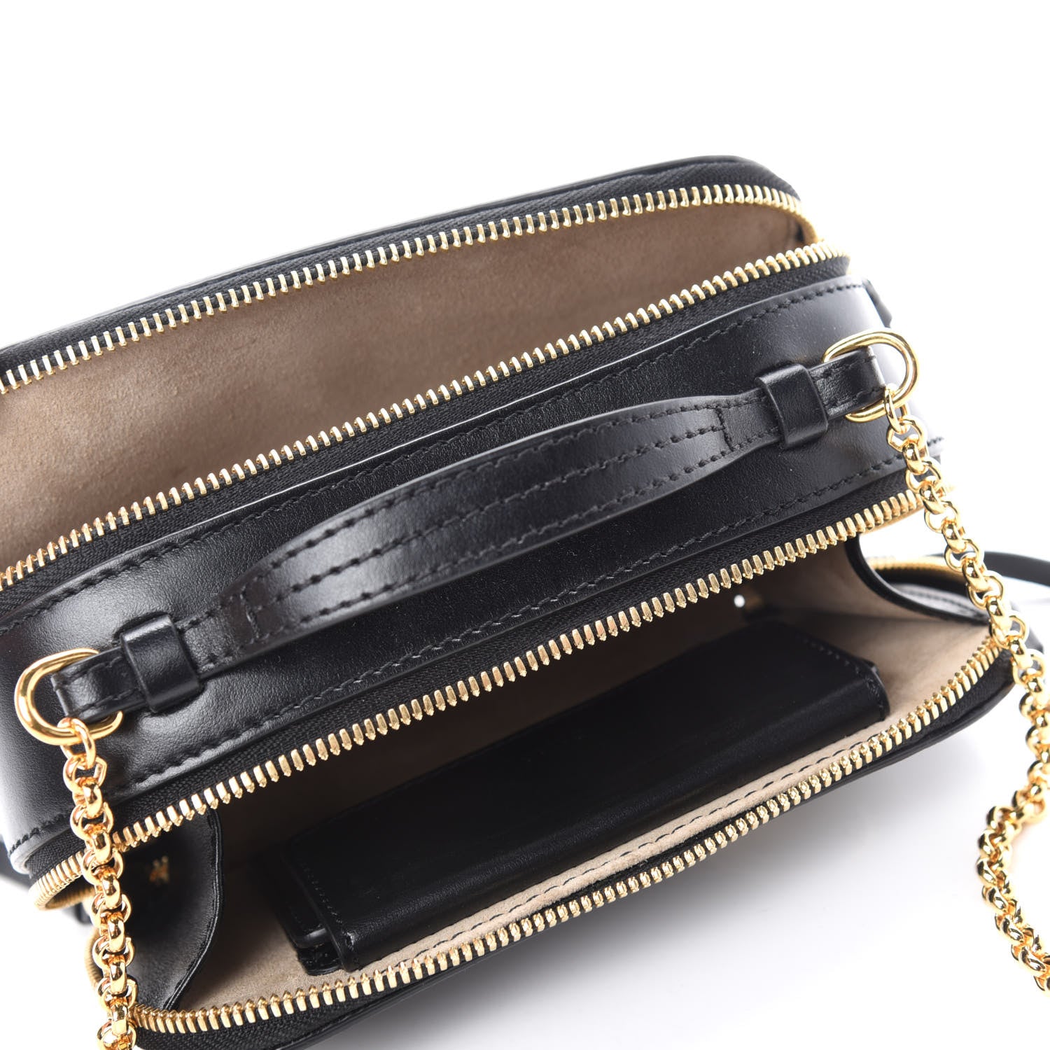 Chloe Calfskin Mini C Vanity Bag Black 5 of 11