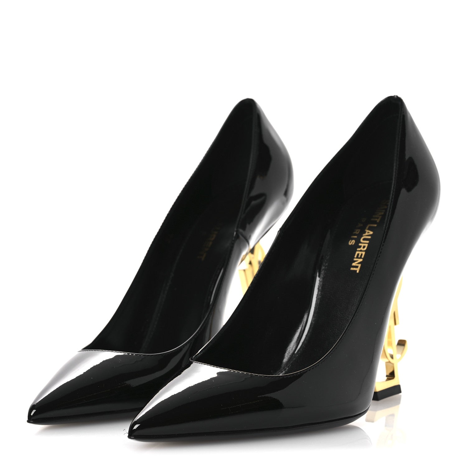 Saint Laurent Vernice Grupy Opyum 110 Pumps 38 Black 4 of 12