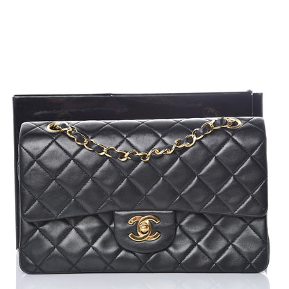 Chanel Lambskin Quilted Small Double Flap Black 10 of 10