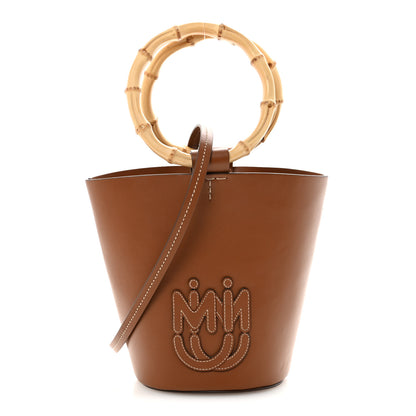 Miu Miu Nappa City Sport Bucket Bag Cognac 1 of 10
