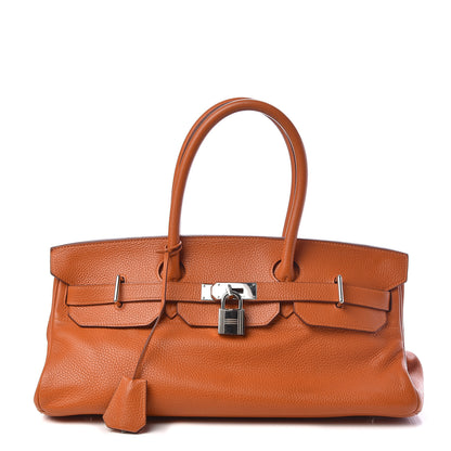 Hermes Taurillon Clemence JPG Birkin 42 Orange 1 of 12