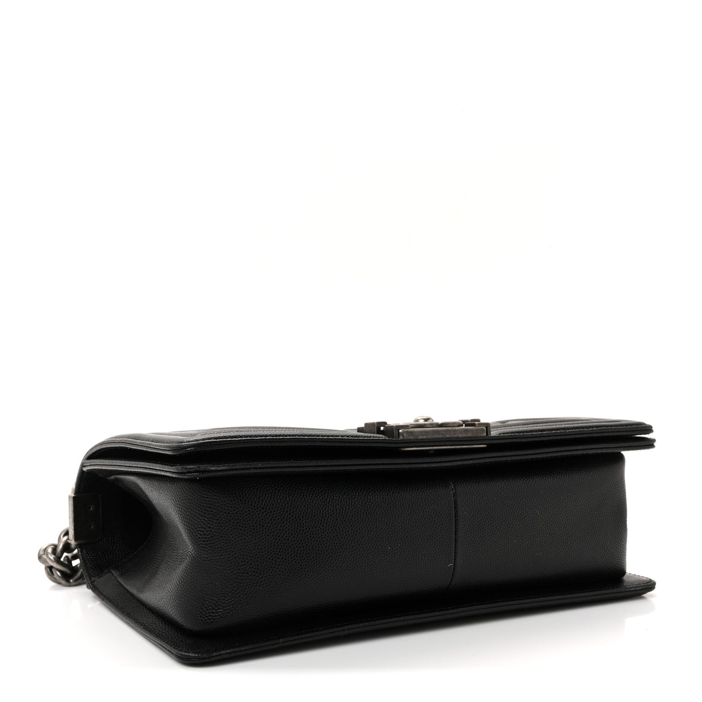 Caviar Quilted Medium Boy Flap Black