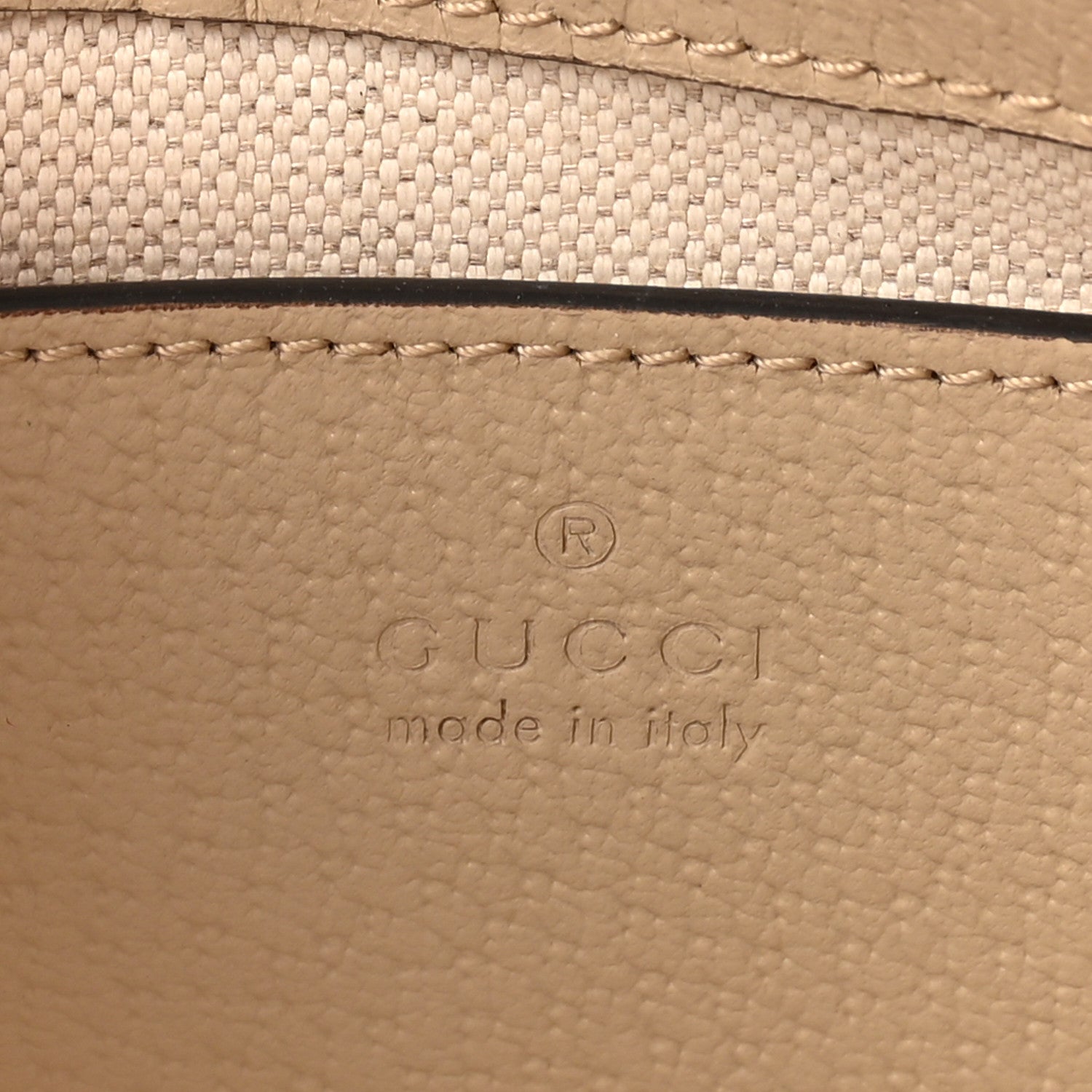 Gucci GG Supreme Monogram Textured Dollar Calfskin Web Small Ophidia GG Handbag Beige Mystic White Oatmeal 6 of 10