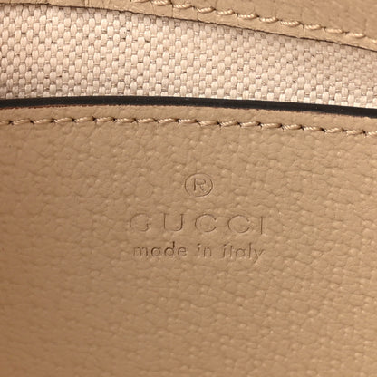 Gucci GG Supreme Monogram Textured Dollar Calfskin Web Small Ophidia GG Handbag Beige Mystic White Oatmeal 6 of 10