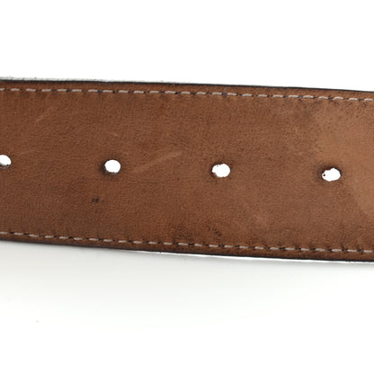 Gucci Guccissima Interlocking G Belt 90 36 Blue 10 of 13
