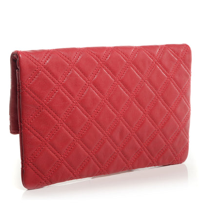 Marc Jacobs Quilted Leather Eugenie Clutch Red 3 of 7