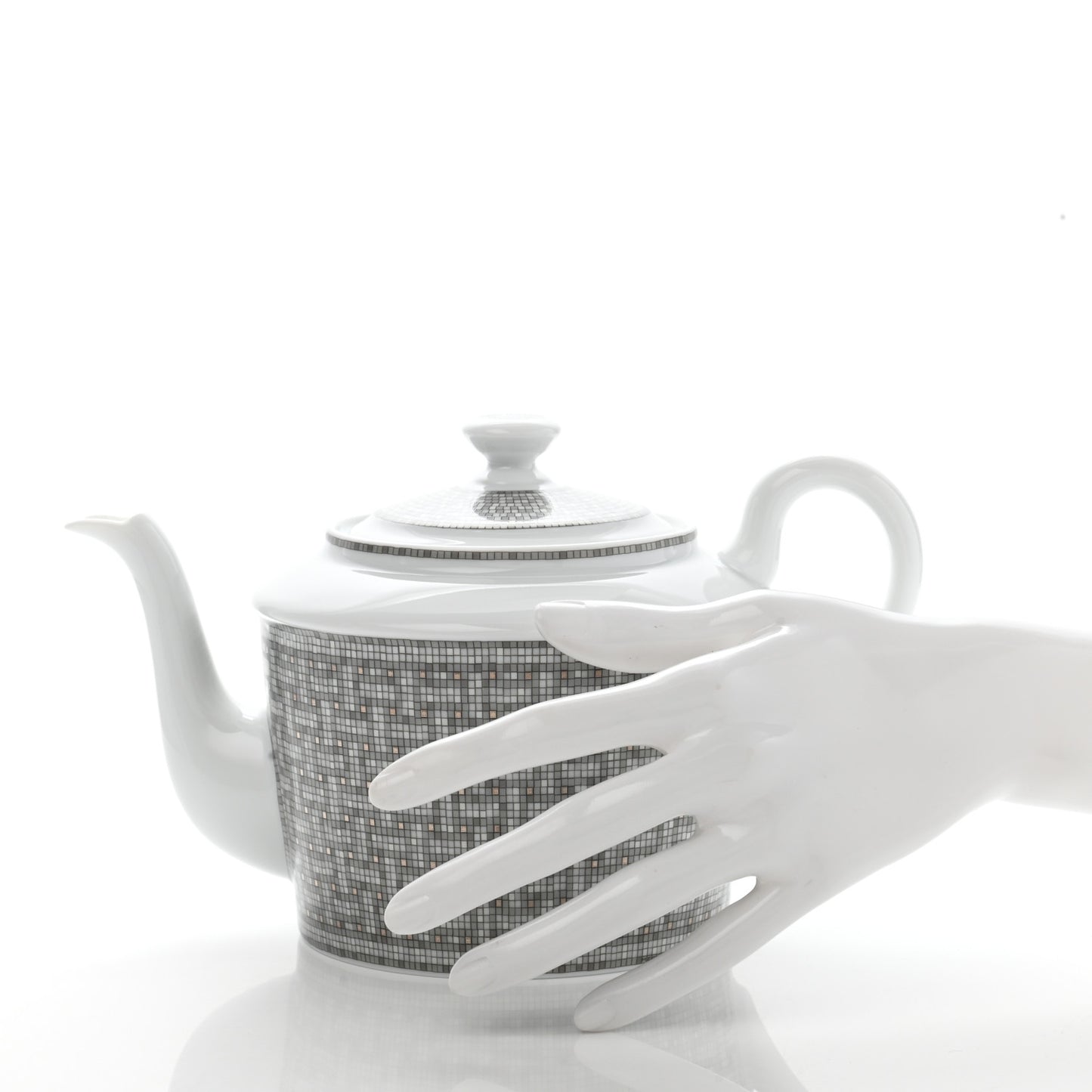 Porcelain Mosaique Au 24 Platine Coffee/Tea Pot