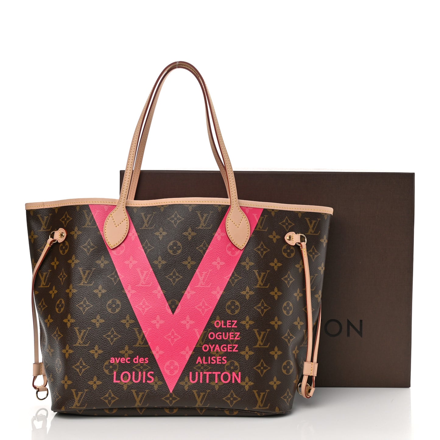 Monogram V Neverfull MM Grenade