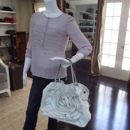 Valentino Garavani Leather Rosette Tote 2 of 9