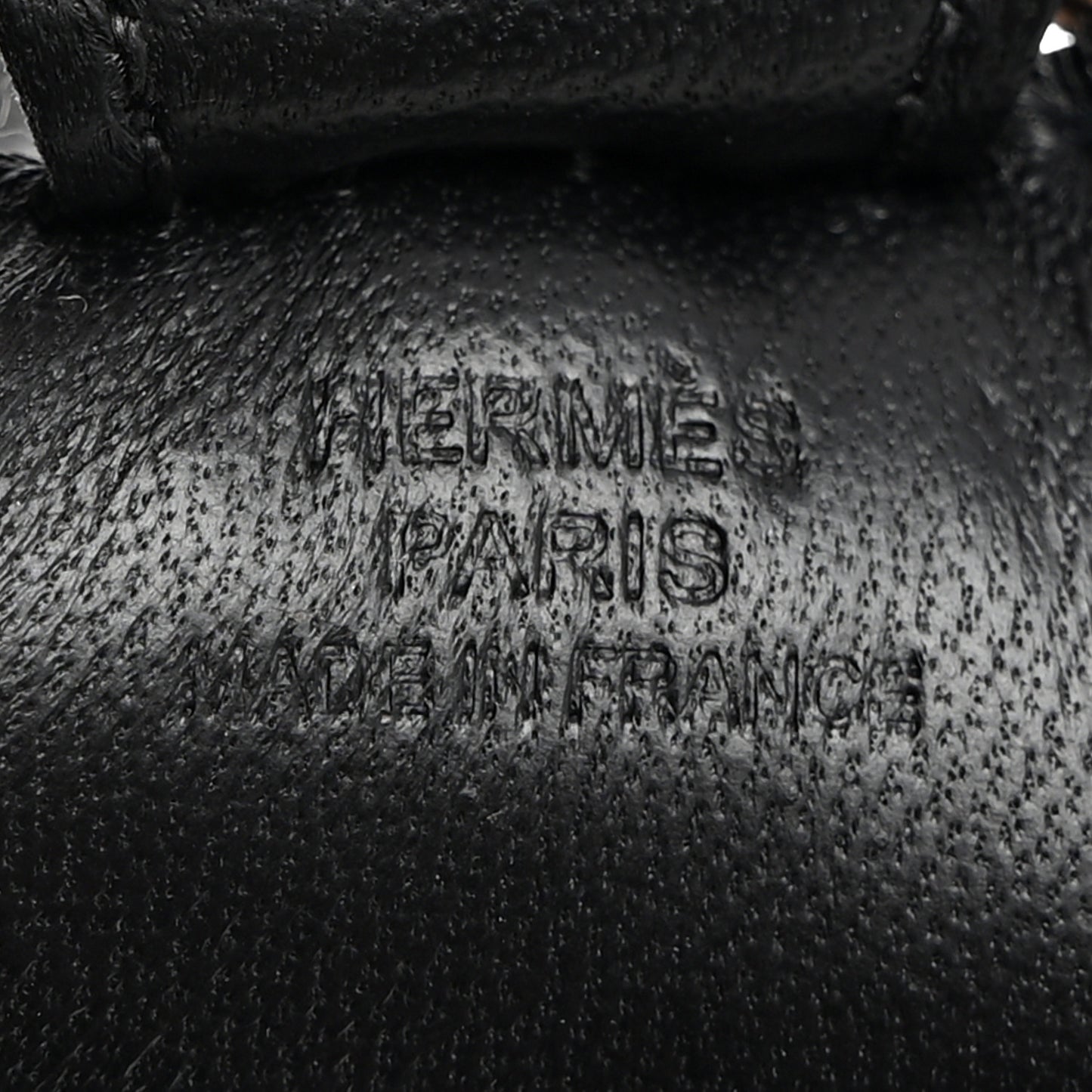 Milo Lambskin Grigri Rodeo Horse Bag Charm Black Etoupe