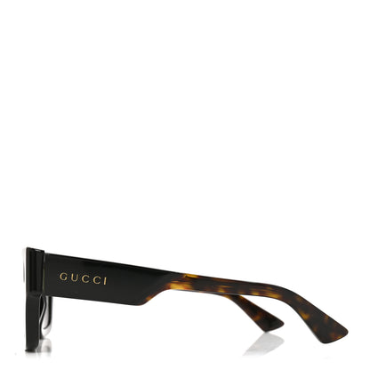 Gucci Acetate Square Frame Sunglasses GG1668S Black Tortoise 3 of 6