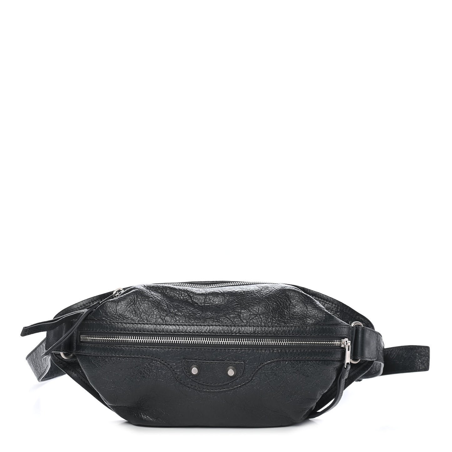 Lambskin Classic Hardware Neo Lift Hip Bag Anthracite