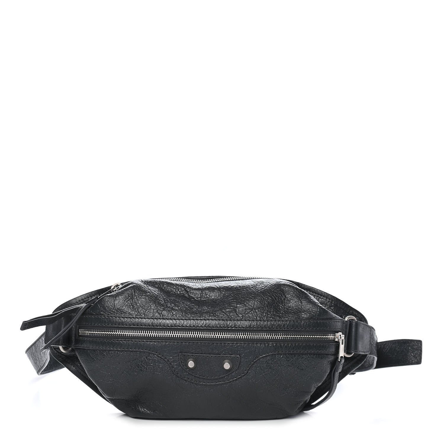 Balenciaga Lambskin Classic Hardware Neo Lift Hip Bag Anthracite 1 of 8