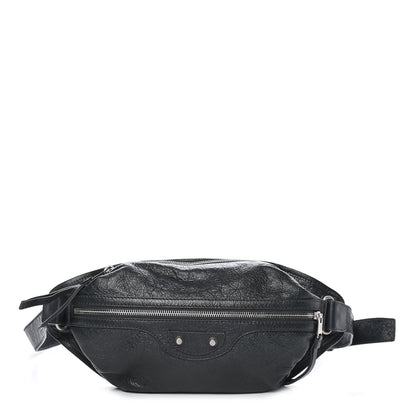 Balenciaga Lambskin Classic Hardware Neo Lift Hip Bag Anthracite 1 of 8