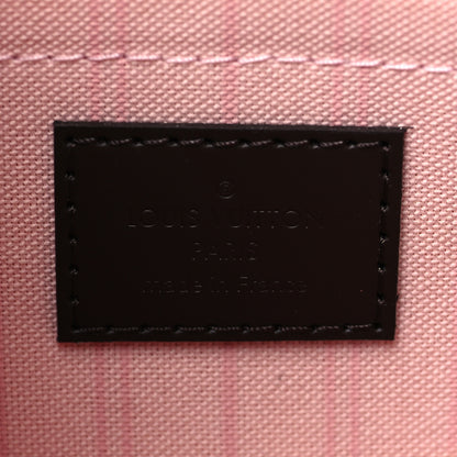 Louis Vuitton Damier Ebene Neverfull MM GM Pochette Rose Ballerine 7 of 8