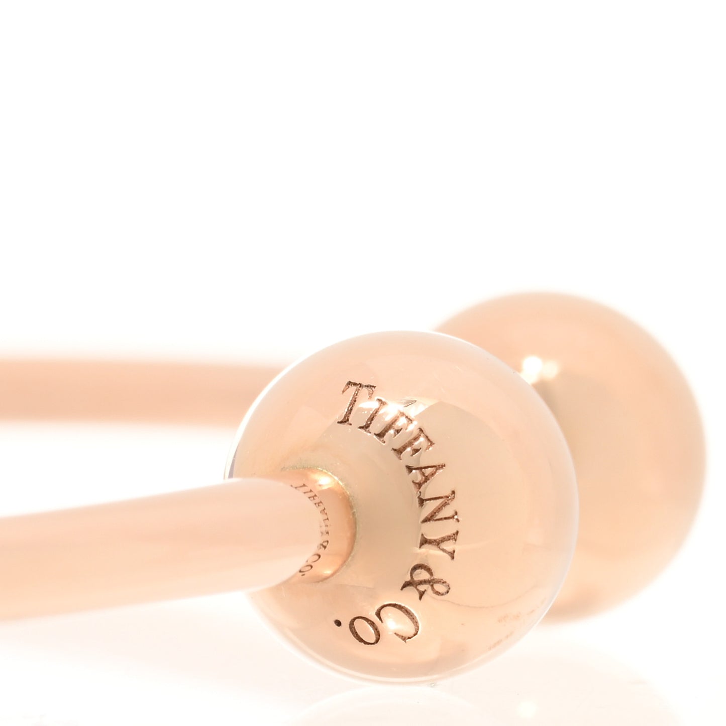18K Rose Gold 8mm HardWear Ball Wire Bracelet