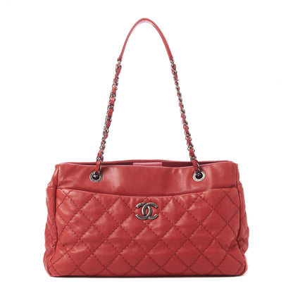 Chanel Calfskin Medium Stitch It Tote Red 1 of 9