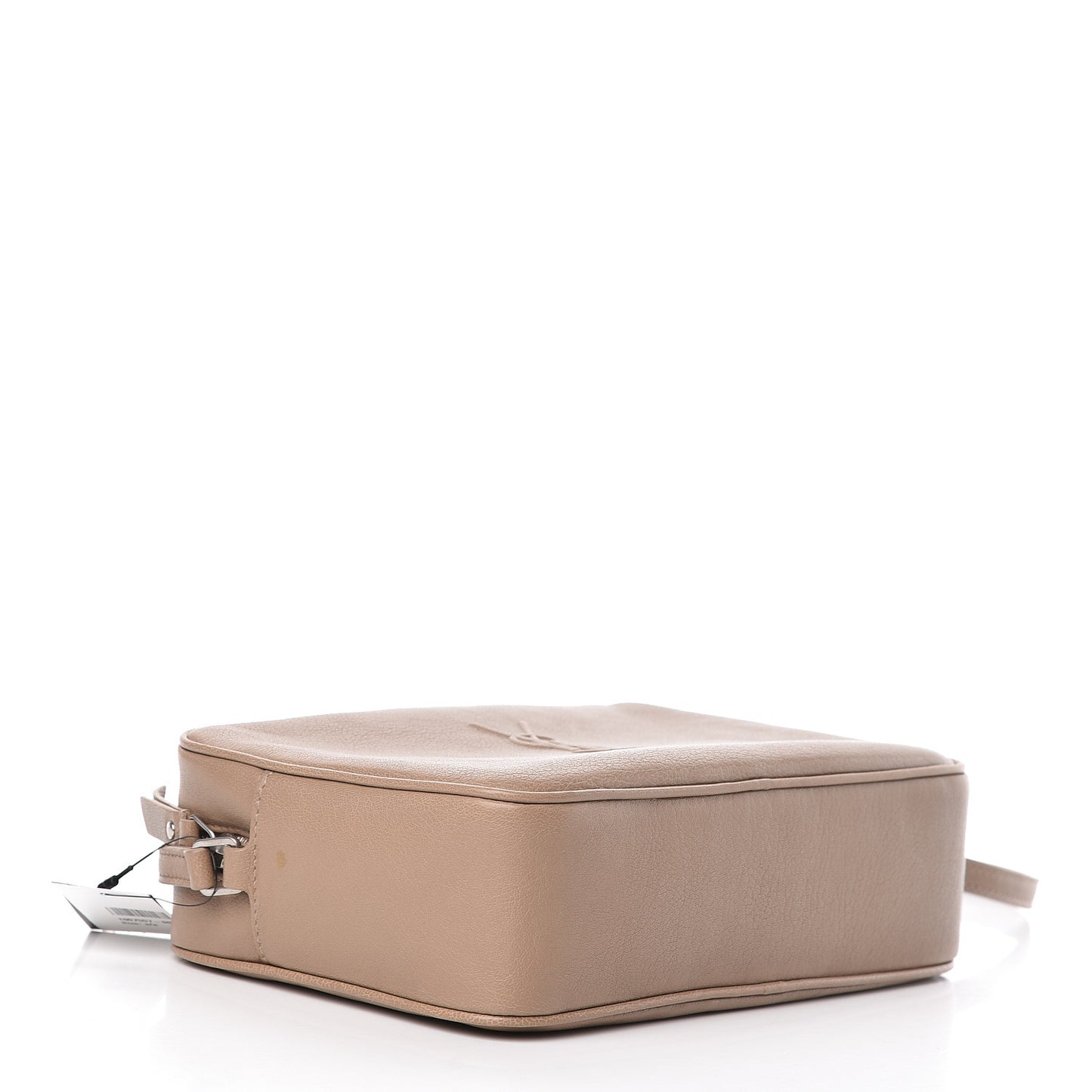 Lambskin Monogram Small Lou Camera Bag Dark Beige