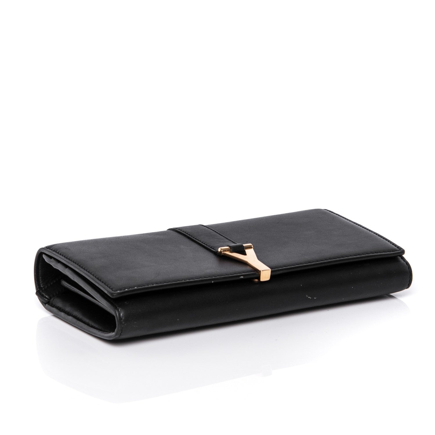 Saint Laurent Calfskin Classic Y Ligne Wallet Black 4 of 9