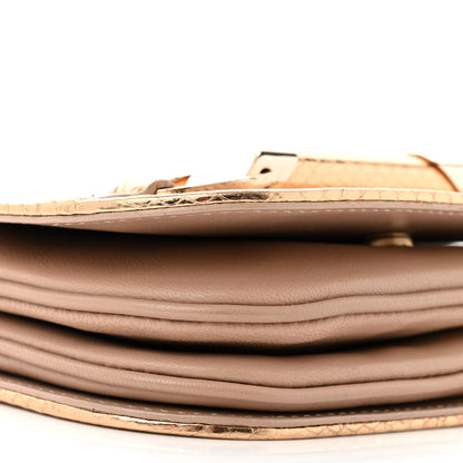Jimmy Choo Metallic Elaphe Zadie Crossbody Bag Gold 9 of 10