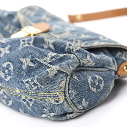 Louis Vuitton Monogram Denim Mini Pleaty Blue 7 of 10