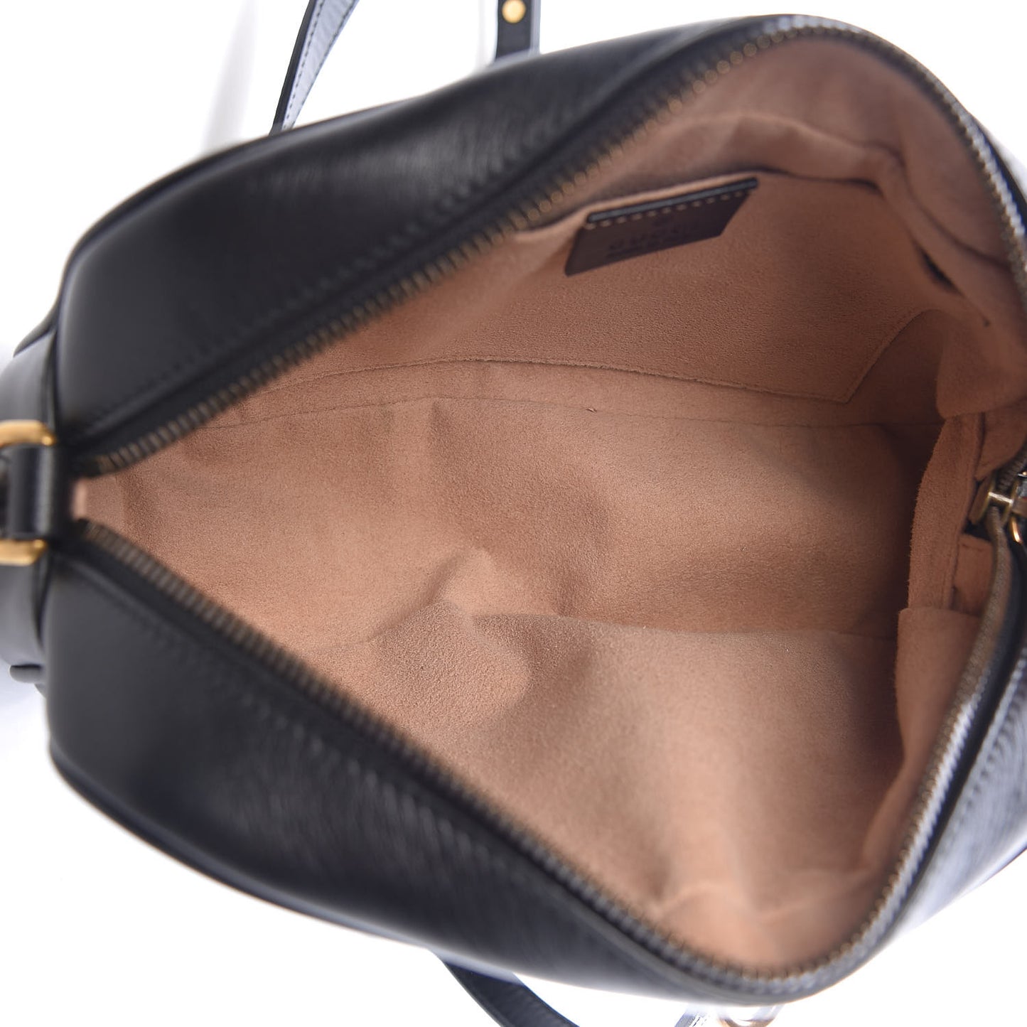 Calfskin Matelasse Small GG Marmont Chain Shoulder Bag Black