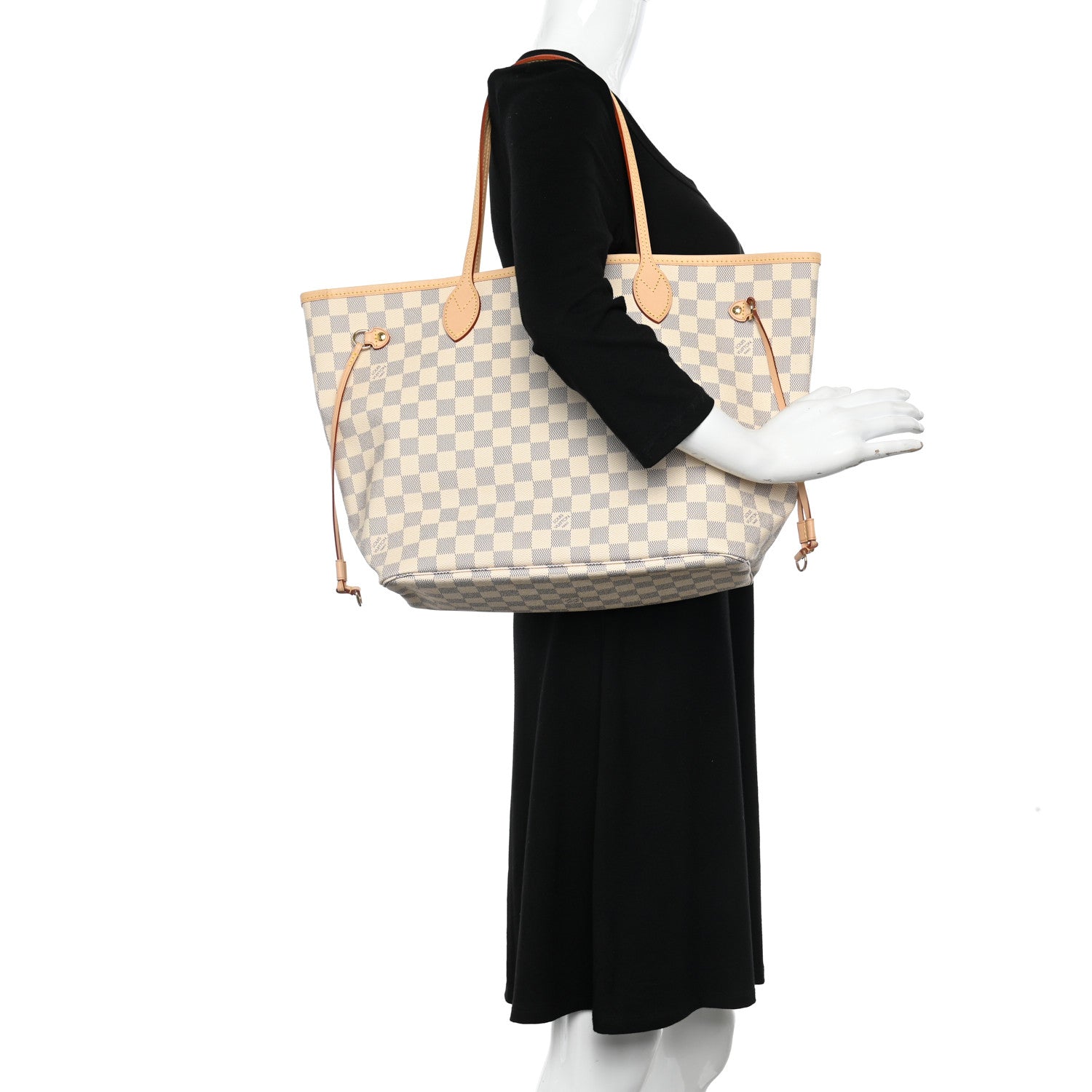 Louis Vuitton Damier Azur Neo Neverfull MM 2 of 12