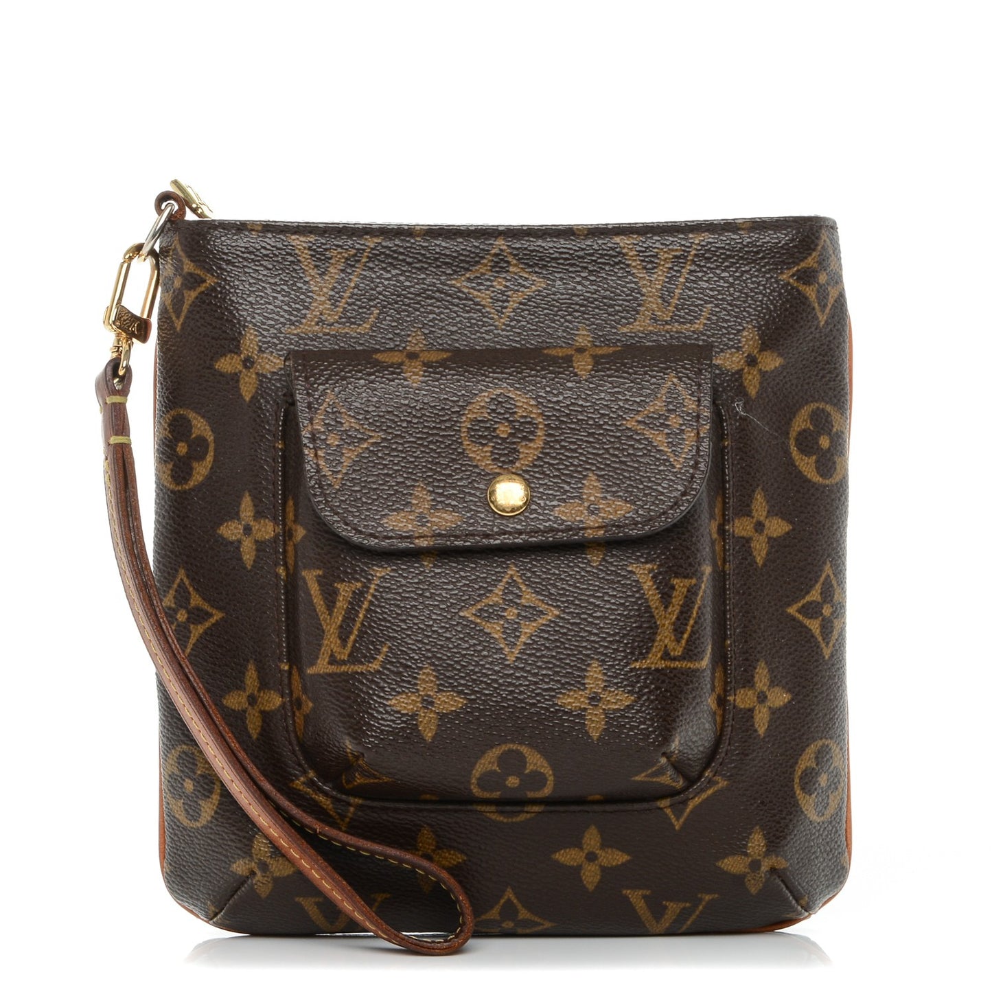Monogram Partition Wristlet
