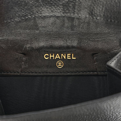 Chanel Caviar Timeless CC Compact French Wallet Black 7 of 14