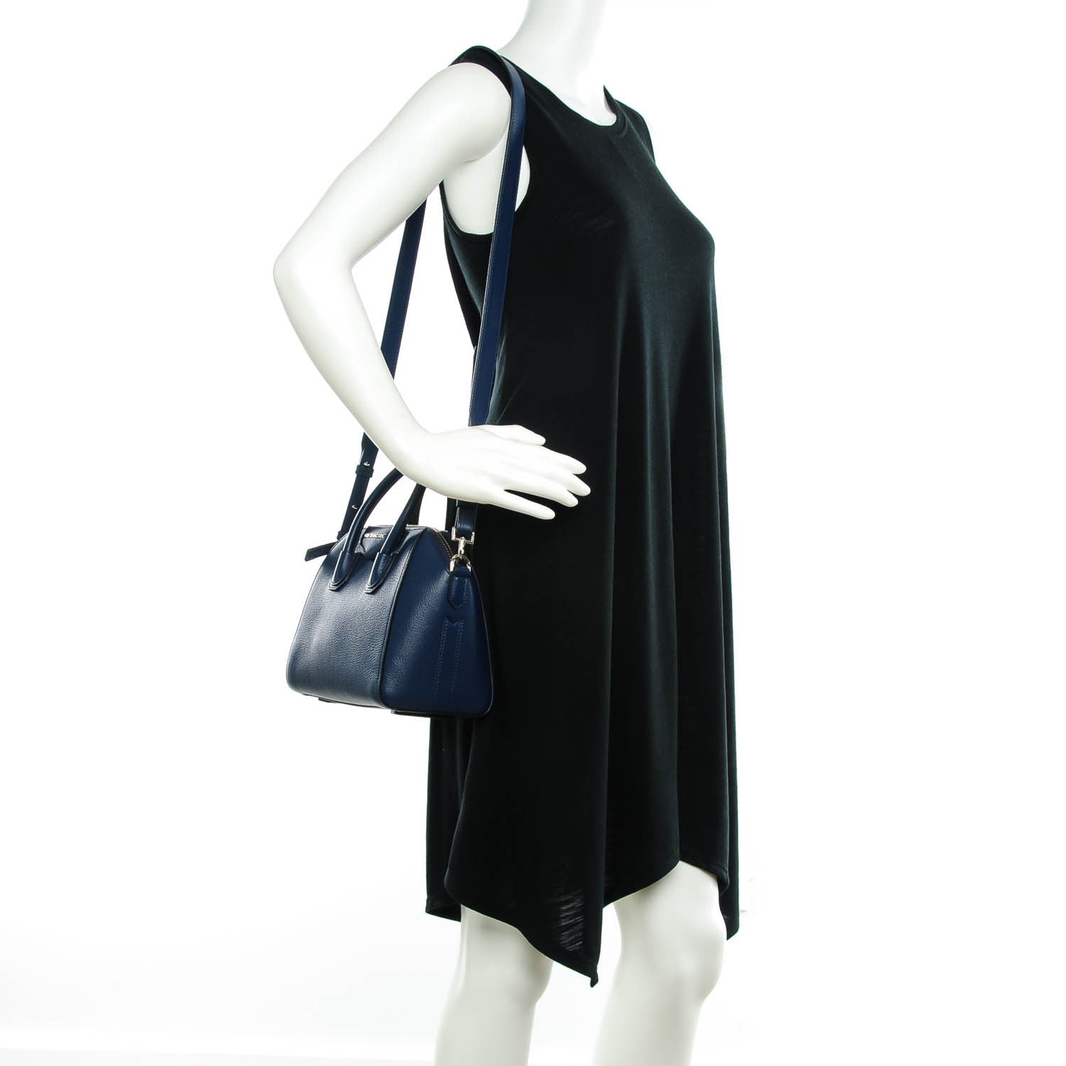 Givenchy Sugar Goatskin Mini Antigona Navy 2 of 7