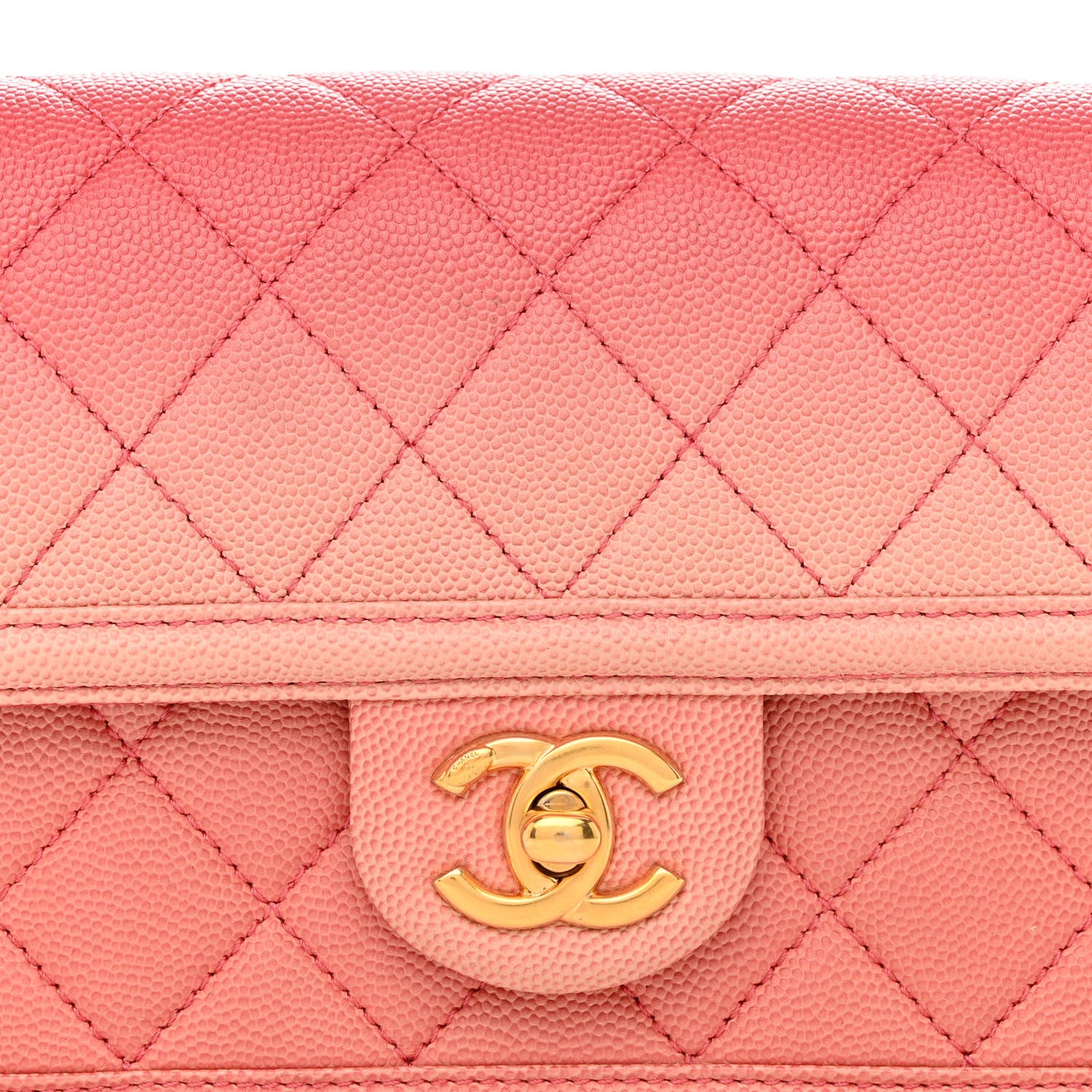 Chanel Caviar Quilted Sunset On The Sea Waist Bag Coral 8 of 12