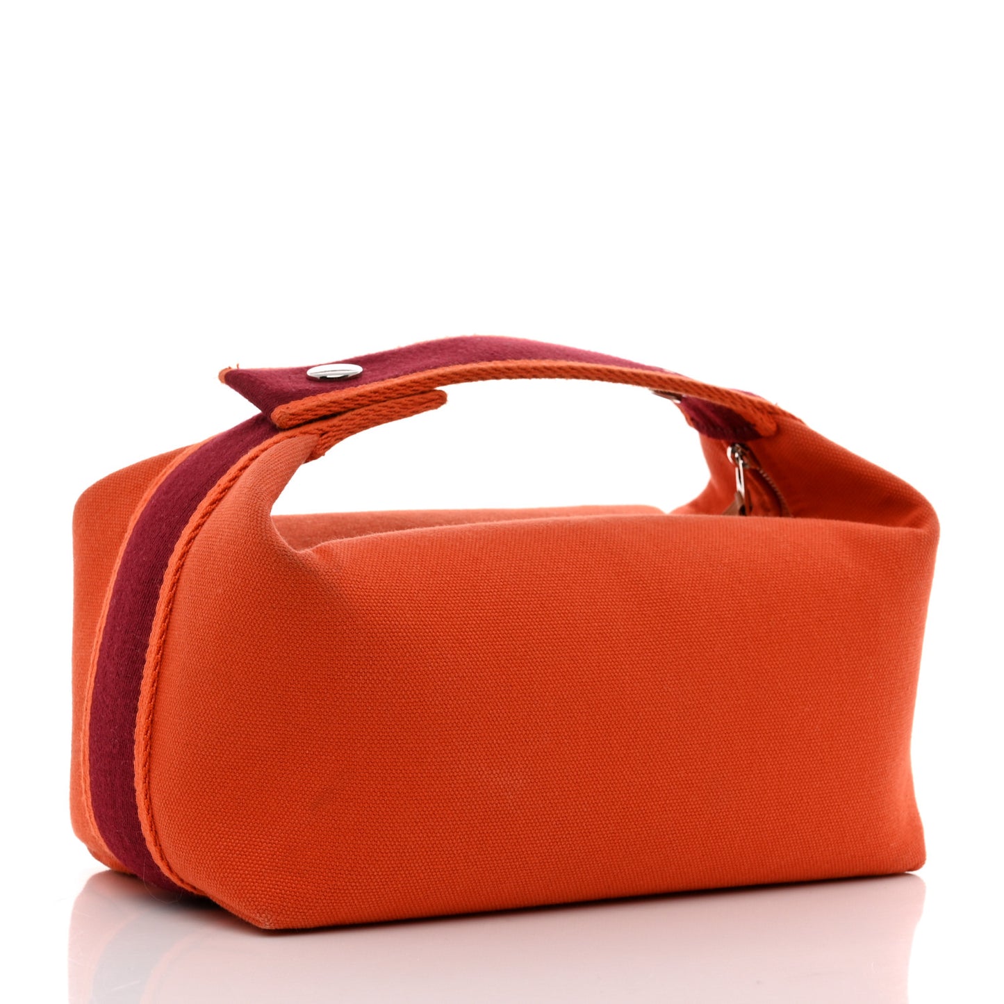 Canvas Small Bride-A-Brac Pouch Orange Burgundy