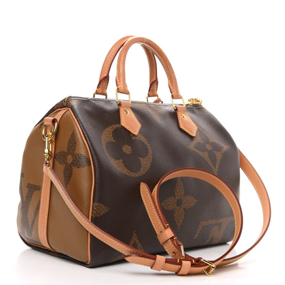 Louis Vuitton Reverse Monogram Giant Speedy Bandouliere 30 3 of 14
