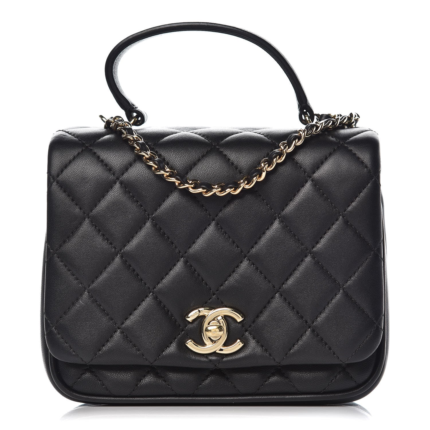 Chanel Lambskin Quilted Mini Citizen Chic Flap Black 1 of 11