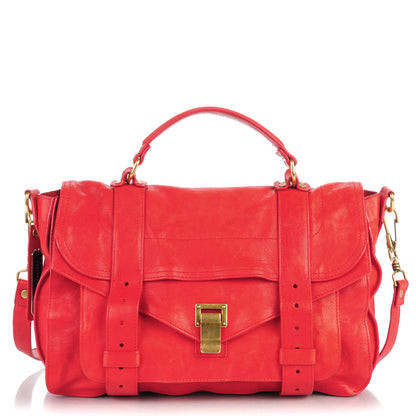 Proenza Schouler Lambskin Medium PS1 Satchel Lipstick 1 of 8